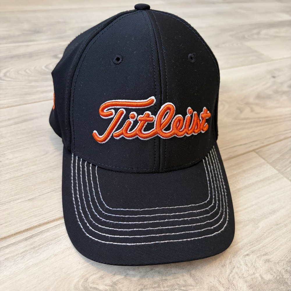 Titleist 47 Brand SF Giants Golf Hat Baseball Cap Black L-XL Stretch Fit MLB